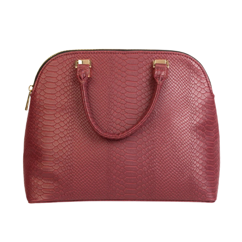 Textured Dome Handbag With Short Handle