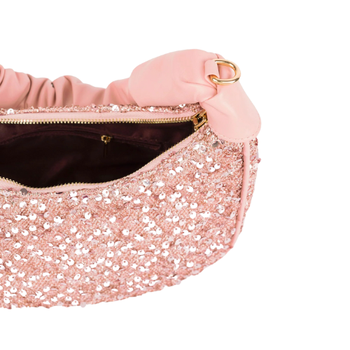 Hobo Handbag with Zip Closure