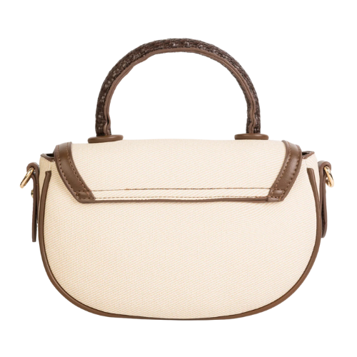 Classic Saddle Handbag with Twist Lock