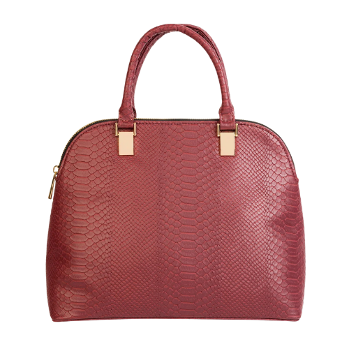 Textured Dome Handbag With Short Handle
